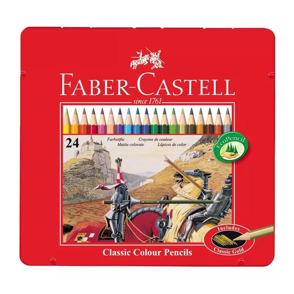 LAPIZ X24 LARGO LATA FABER CASTELL