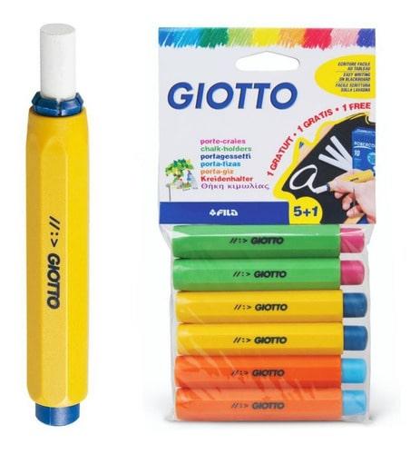 PORTA TIZA PLASTICO  X5 GIOTTO  