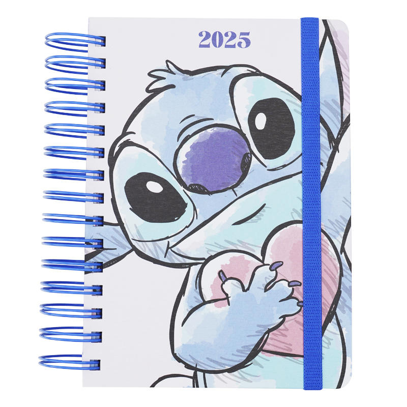 AGENDA MOOVING 14X20 DIARIA STITCH   2025