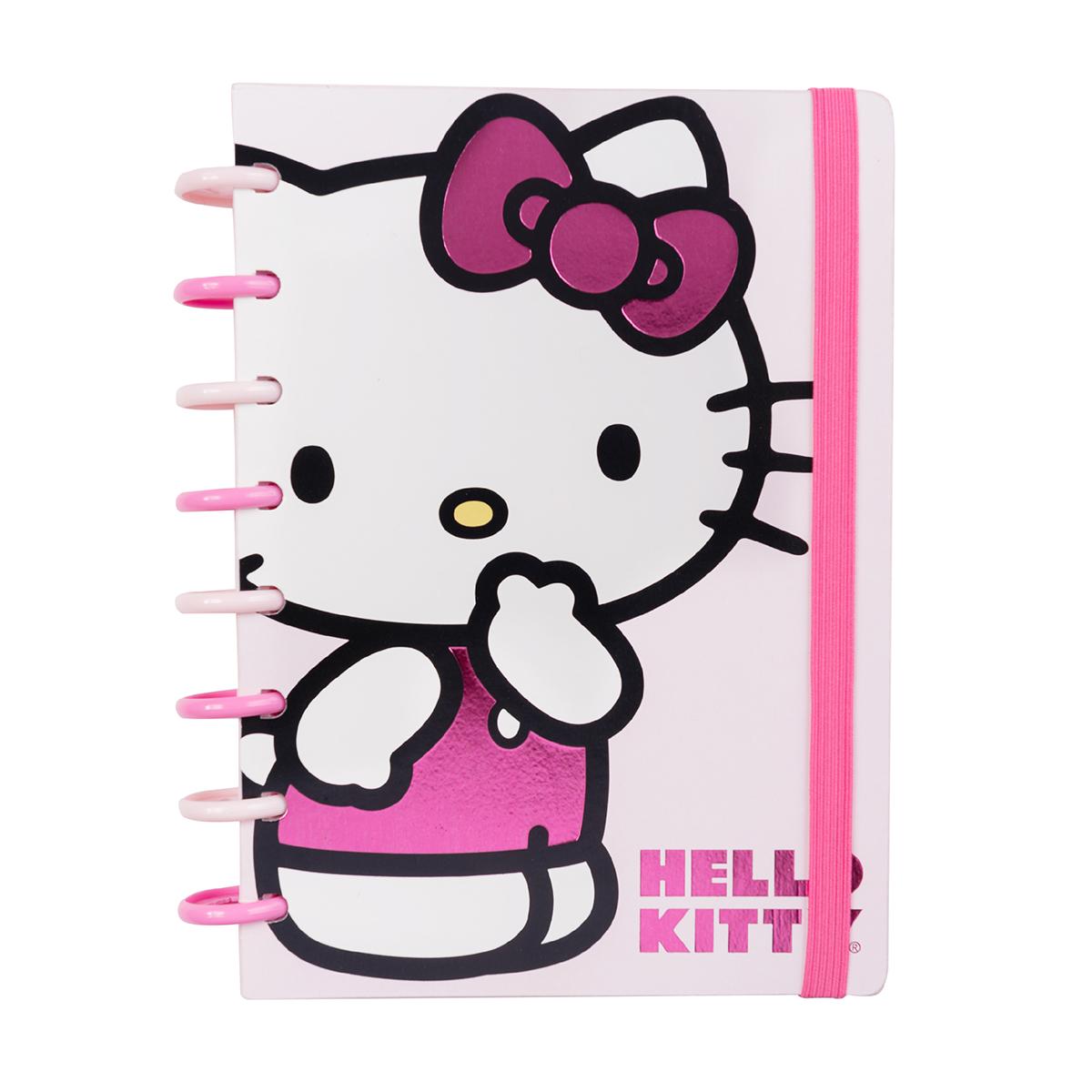 CUADERNO MOOVING LOOPS A5 X80 HOJAS  HELLO KITTY  (1712165)