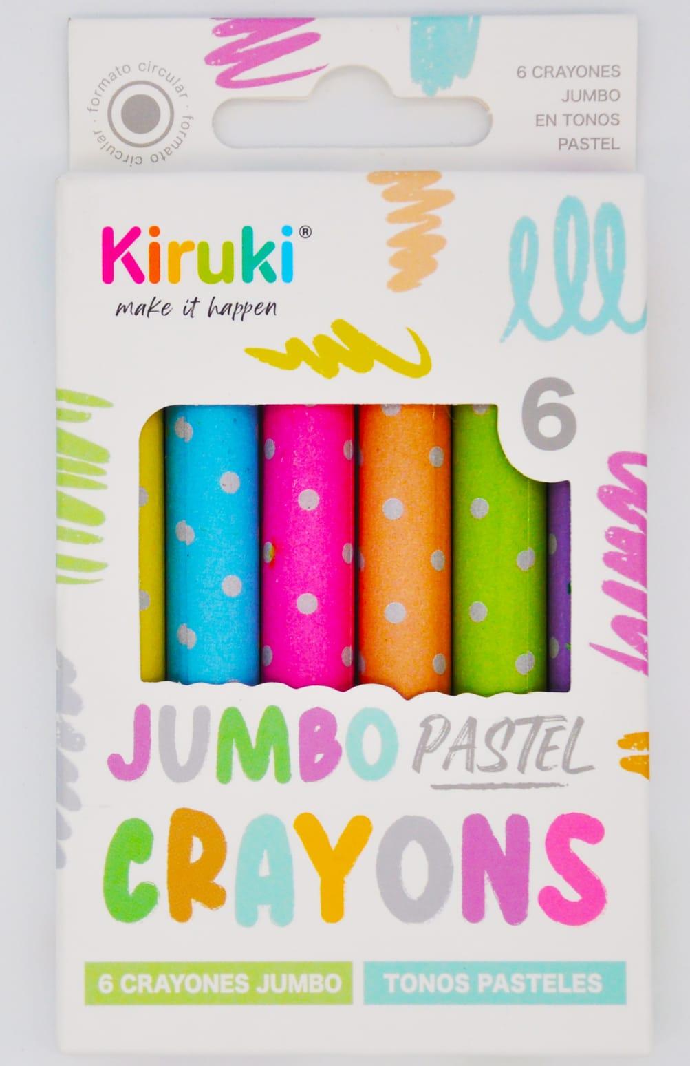 CRAYON X6 JUMBO PASTEL KIRUKI 