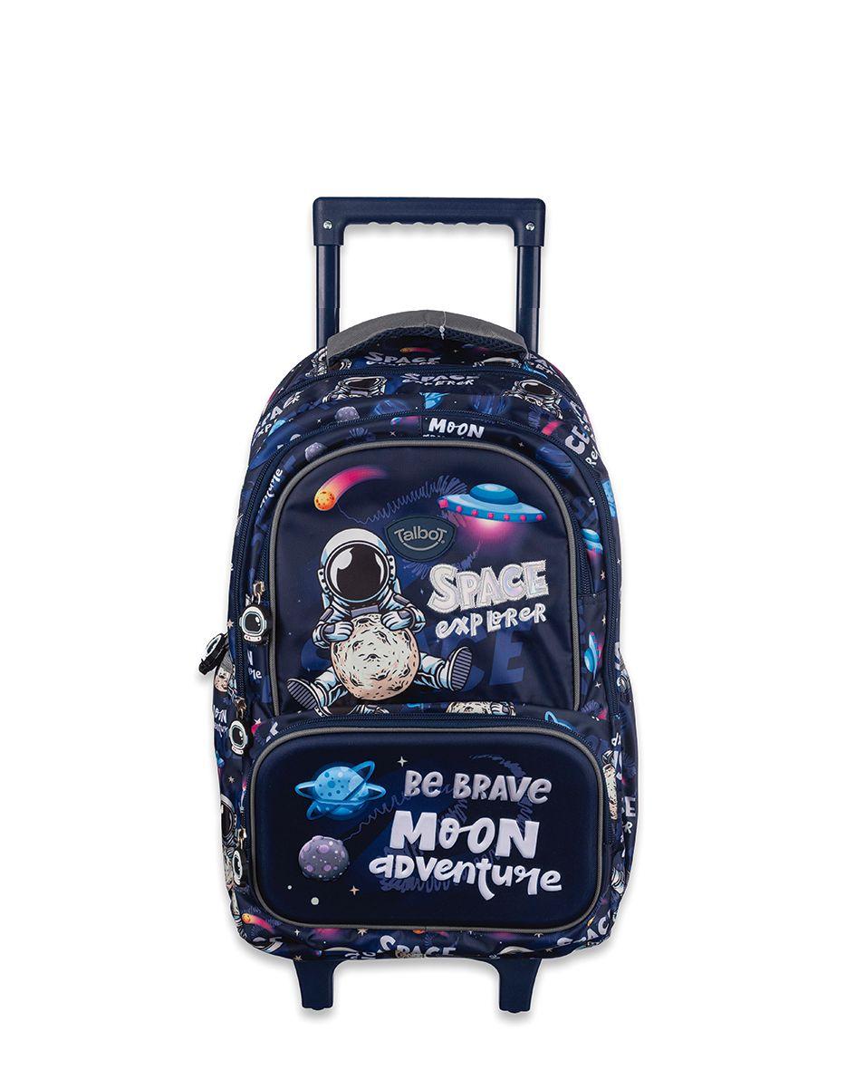 MOCHILA TALBOT CARRO  SCHOOL ESPACIO (COD.6755) 45X32X21 18 
