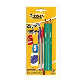 KIT ESCOLAR ECONOMICO BIC GRAFITOS + BOLIGRAFOS (9040691)