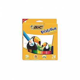 Lápices Bic Evolution Color de 4 mm x 24