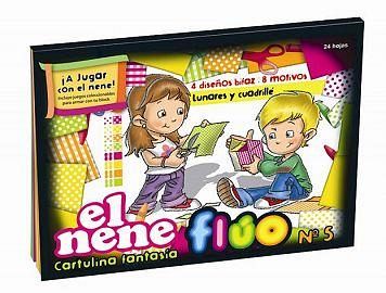 BLOCK DIBUJO Nº5 FLUO EL NENE