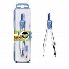 COMPAS PIZZINI ESCOLAR METALICO C/MINA Y ADAPTADOR (PK126)