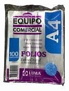 FOLIO A4 EQUIPO  COMERCIAL  X100 LUMA 