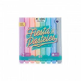RESALTADOR MOOVING PASTEL X8