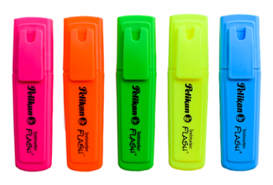 RESALTADOR FLASH  VARIOS COLORES PELIKAN 