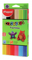 PLASTILINA MAPED COLOR PEPS DE 20 GRS. X 12 U. SURTIDA (827201)