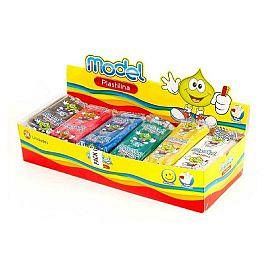 PLASTILINA MODEL DE 20 GRS. X 24 U. V/COLORES