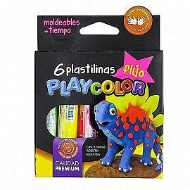 PLASTILINA X6   FLUO PLAY COLOR 