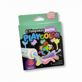 Caja de Témperas Pastel - 6 unidades de 8 cm3