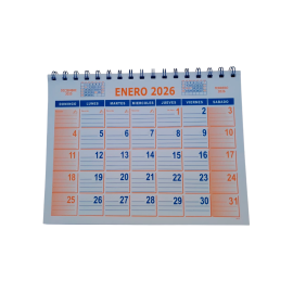 CALENDARIO MENSUAL (AG-3 ) 22X18 GRAFICA SOLER 2026