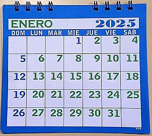 CALENDARIO   MENSUAL (AG-6) 16X14  GRAFICA SOLER 2026