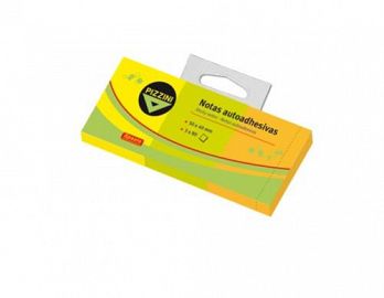 NOTAS ADHESIVA X3 FLUO 38X50 PIZZINI 