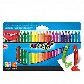 LAPICES DE CERA MAPED X 24 COLORES (861013)