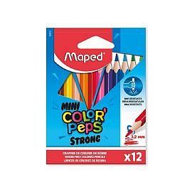 LAPICES DE COLORES MAPED COLOR PEPS X 12 CORTOS STRONG (862812)