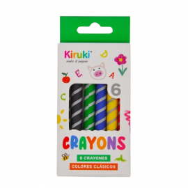 CRAYON X6 COLORES KIRUKI 