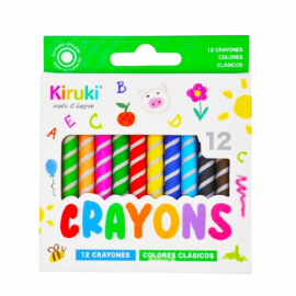CRAYON X12 COLORES KIRUKI 