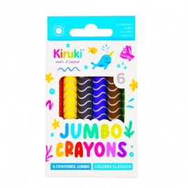 CRAYON X6 COLORES JUMBO KIRUKI