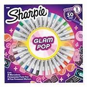 MARCADOR SHARPIE GLAM POP RULETA X 30 COLORES (2199817)