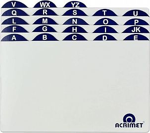 INDICE PARA FICHERO Nº3 ACRIMET 
