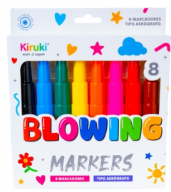 MARCADOR BLOWING  X8 COLORES  KIRUKI 