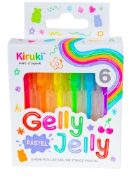 ROLLER  MINI PASTEL GELLY JELLY  X6 KIRUKI 