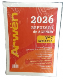 REPUESTO AGENDA Nº7 SEMANAL ARWEN 2026
