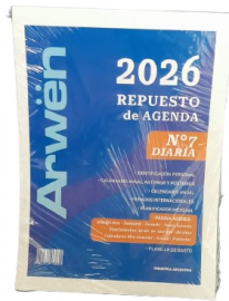 REPUESTO AGENDA Nº7 DIARIA  ARWEN 2026