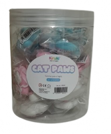 GOMA CAT PAWS POTE X 30 UNIDADES KIRUKI