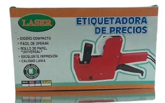 ETIQUETADORA DE PRECIOS 8 DIGITOS -13 LINEAS (LAZER )